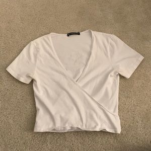 Brandy Melville white tie top